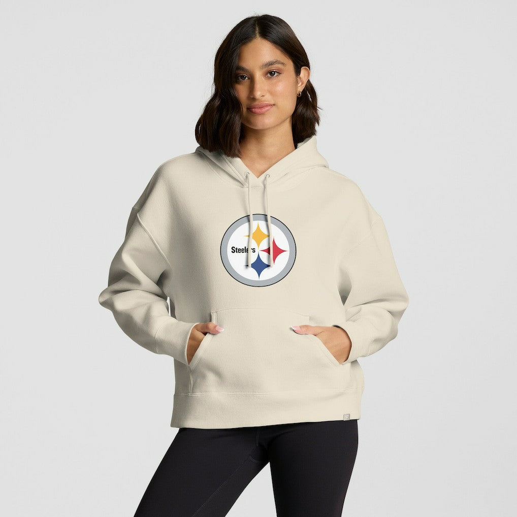 Pittsburgh Steelers Fanatics Women's Dove Legacy Pullover Hoodie