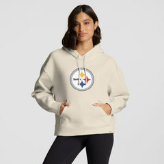 Pittsburgh Steelers Fanatics Women's Dove Legacy Pullover Hoodie