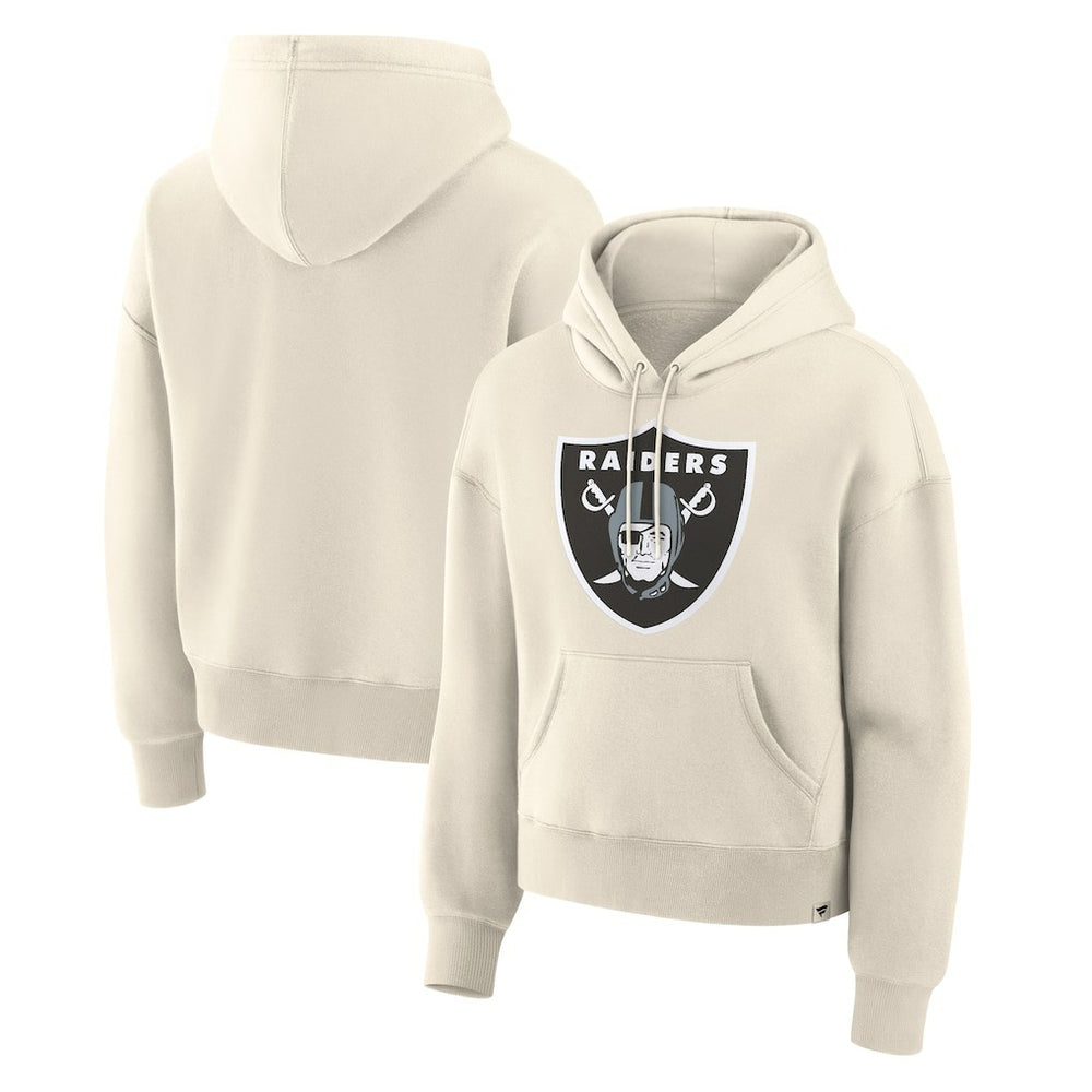 Las Vegas Raiders Fanatics Women's Dove Legacy Pullover Hoodie
