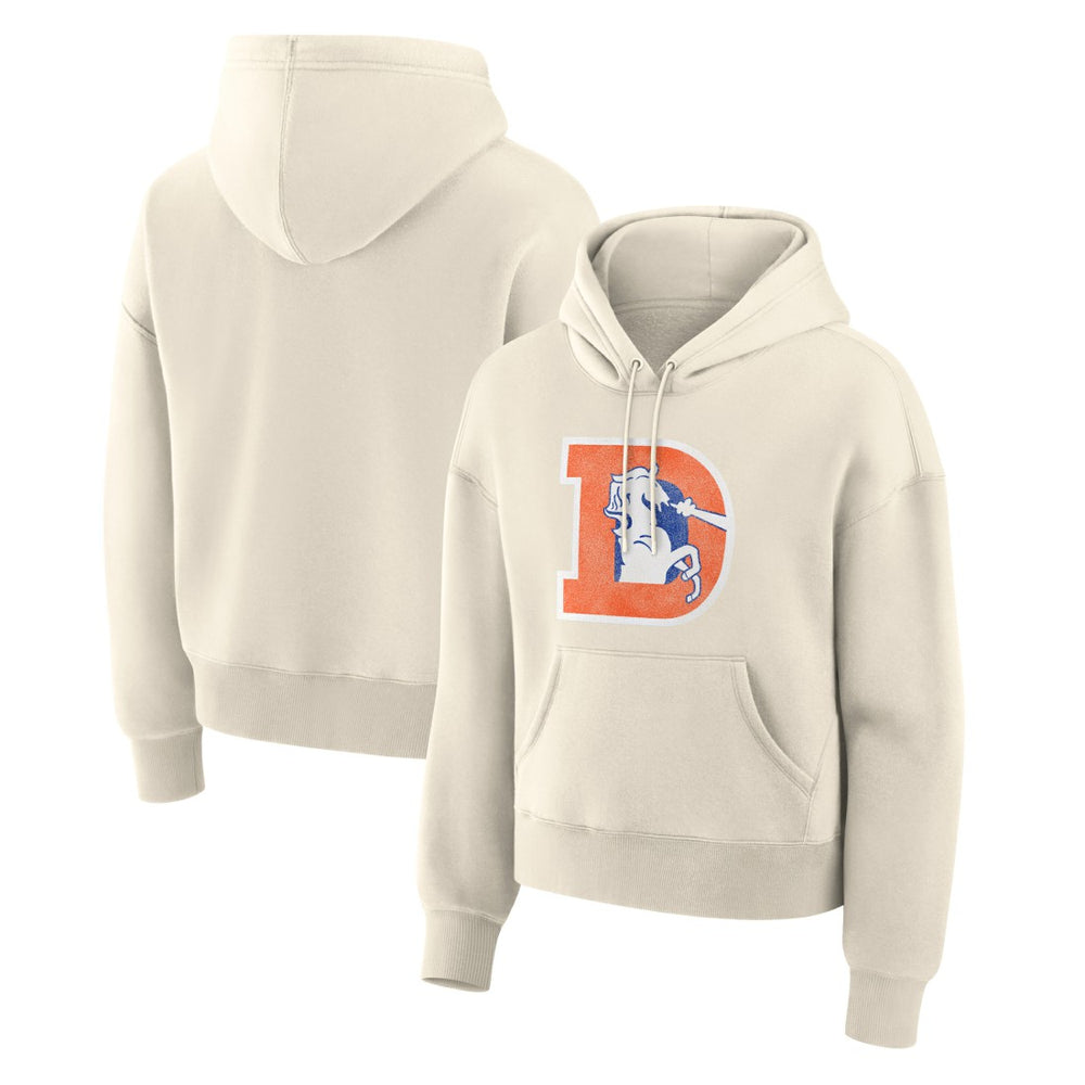 Denver Broncos Fanatics Women's Dove Legacy Pullover Hoodie