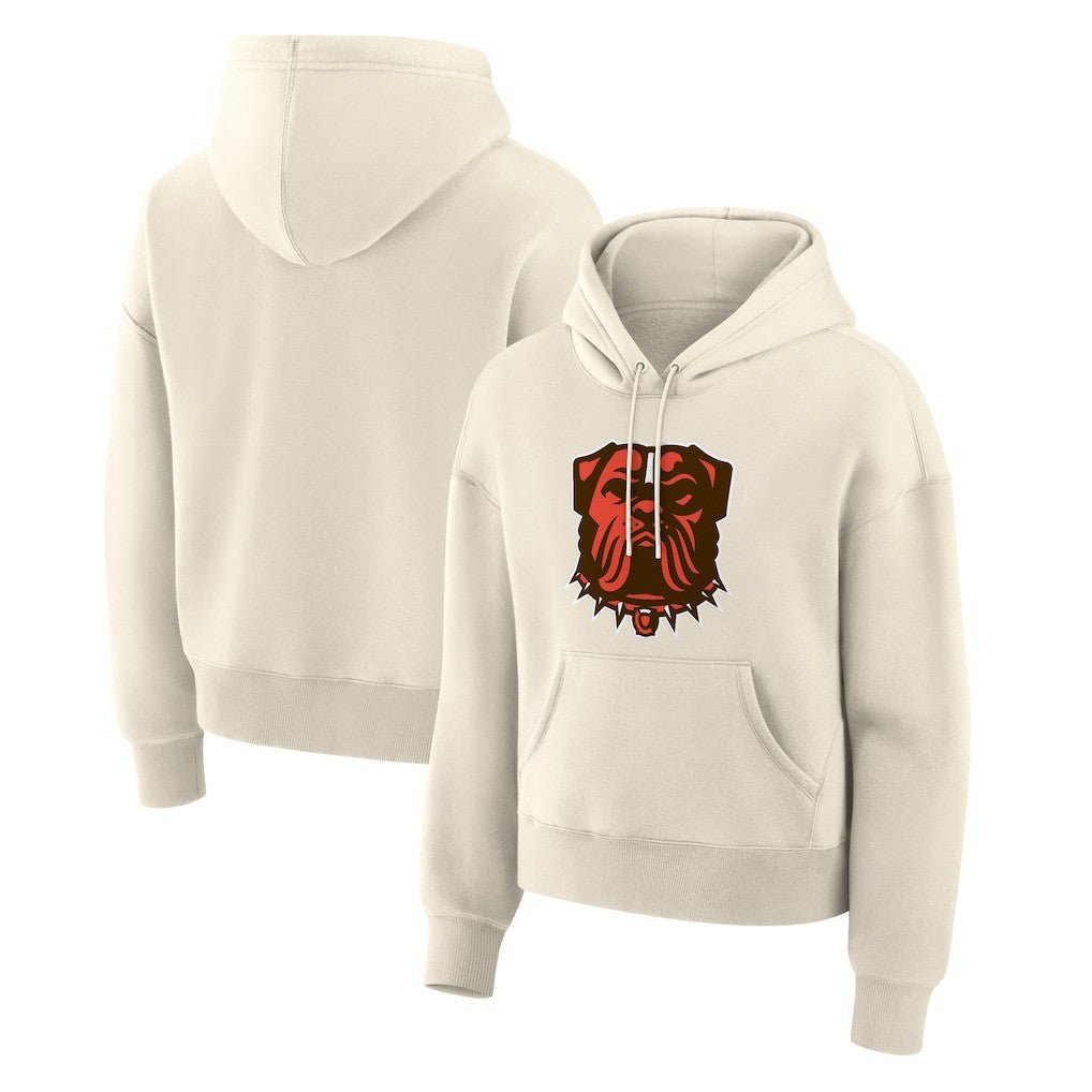 Cleveland Browns Fanatics Women's Dove Legacy Pullover Hoodie