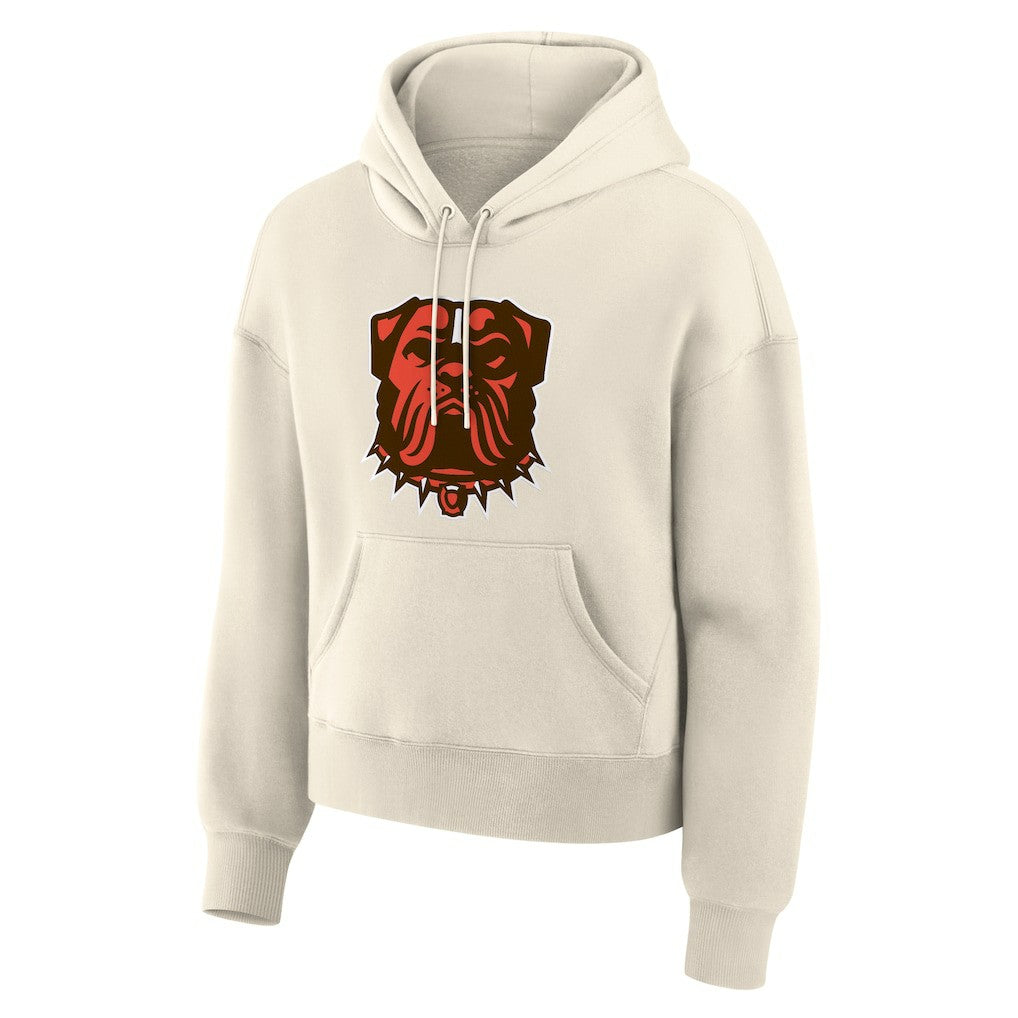 Cleveland Browns Fanatics Women's Dove Legacy Pullover Hoodie
