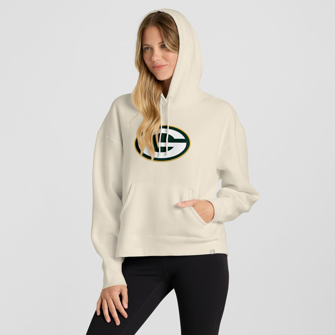 Green Bay Packers Fanatics Women's Dove Legacy Pullover Hoodie