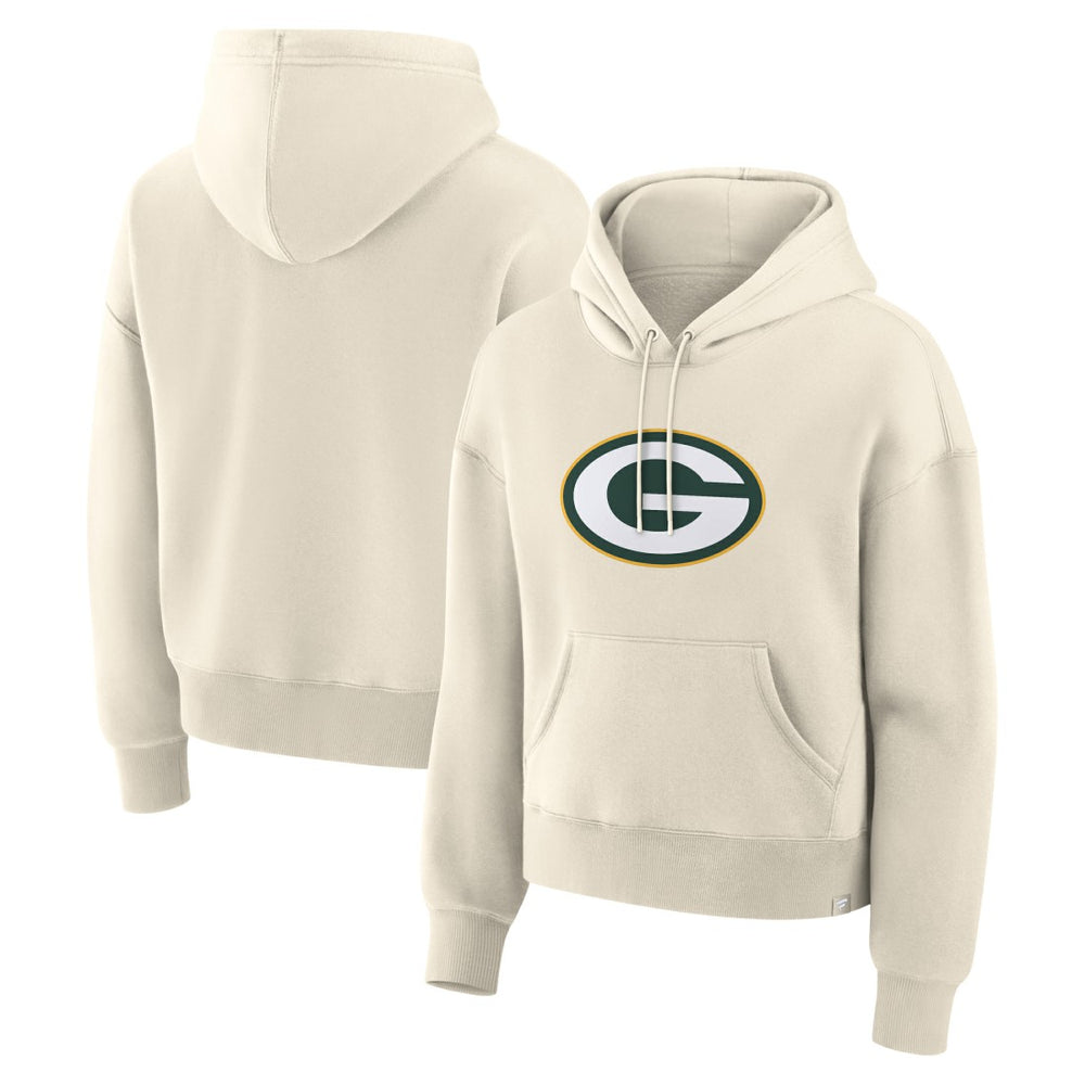Green Bay Packers Fanatics Women's Dove Legacy Pullover Hoodie