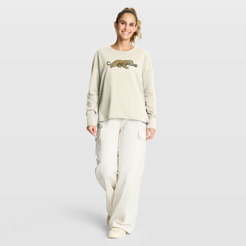 Jacksonville Jaguars Fanatics Women's Dove Legacy Long Sleeve T-Shirt