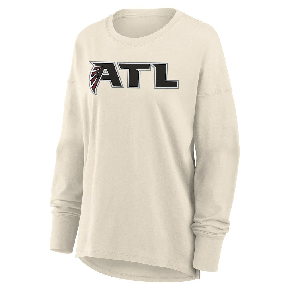 Atlanta Falcons Fanatics Women's Dove Legacy Long Sleeve T-Shirt
