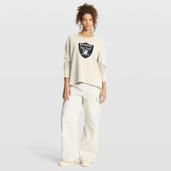 Las Vegas Raiders Fanatics Women's Dove Legacy Long Sleeve T-Shirt