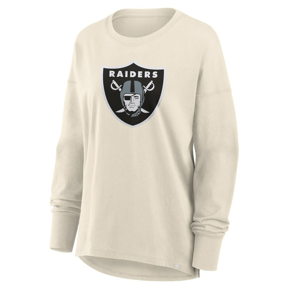 Las Vegas Raiders Fanatics Women's Dove Legacy Long Sleeve T-Shirt