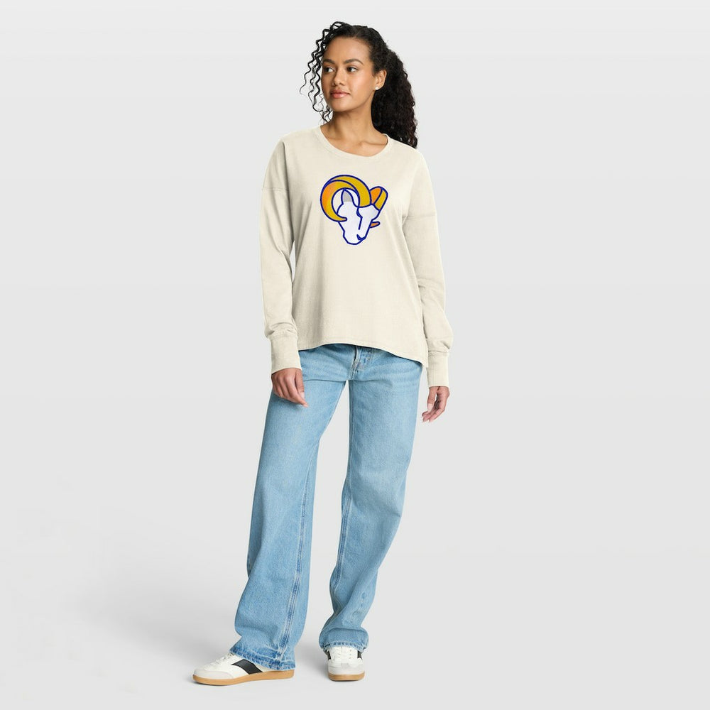 Los Angeles Rams Fanatics Women's Dove Legacy Long Sleeve T-Shirt