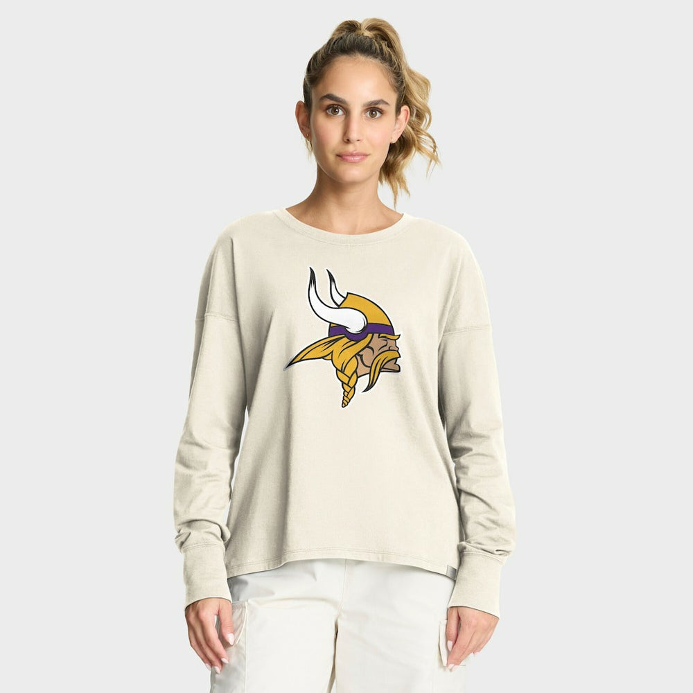 Minnesota Vikings Fanatics Women's Dove Legacy Long Sleeve T-Shirt