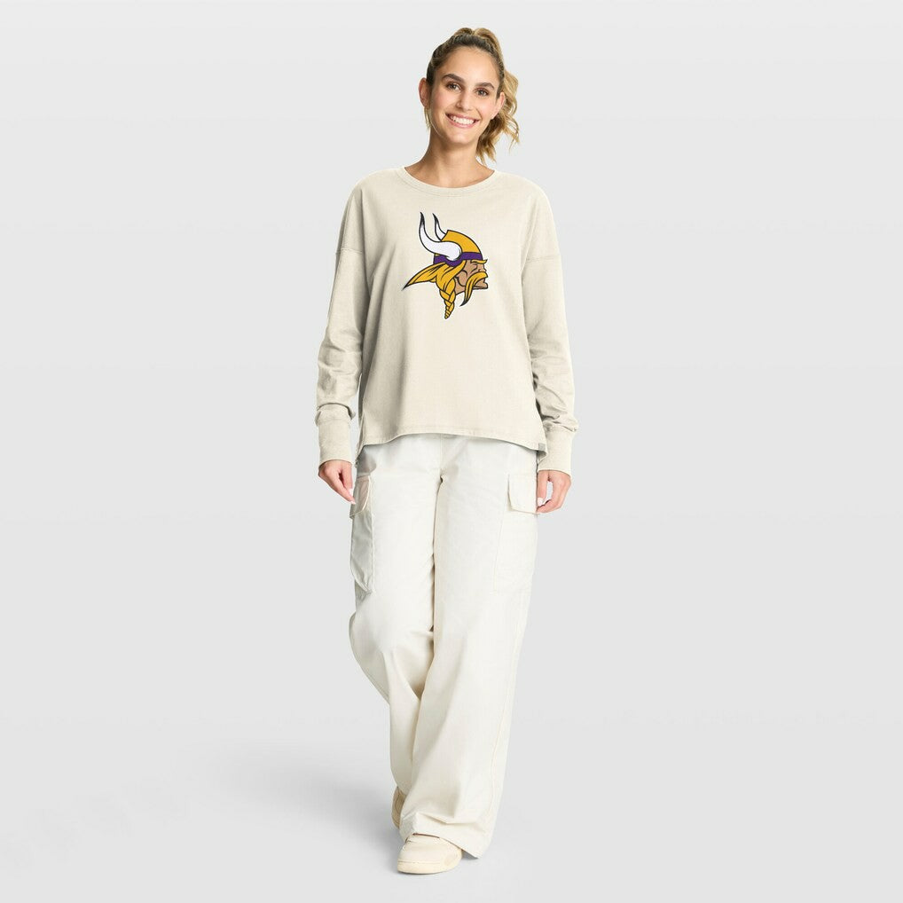 Minnesota Vikings Fanatics Women's Dove Legacy Long Sleeve T-Shirt