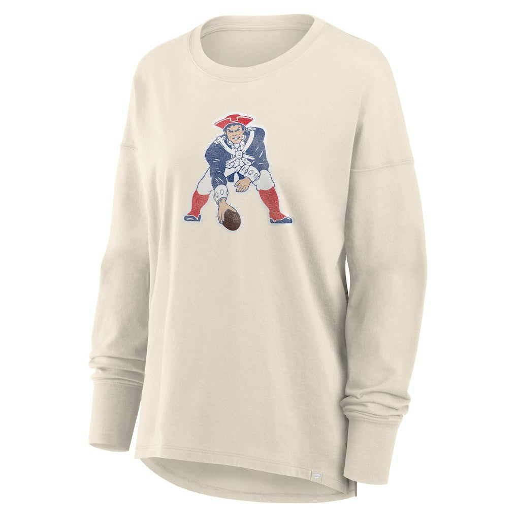 New England Patriots Fanatics Women's Dove Legacy Long Sleeve T-Shirt