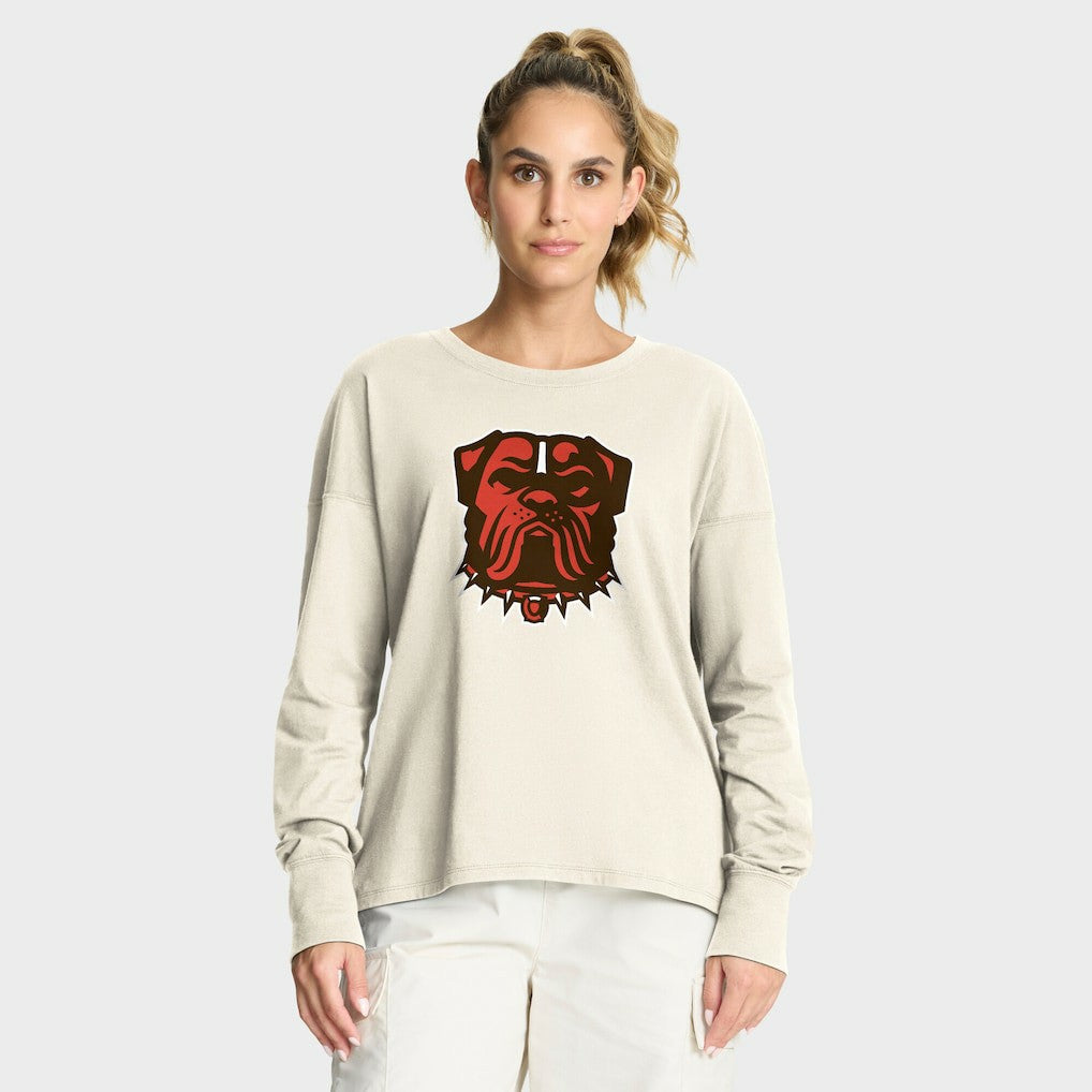 Cleveland Browns Fanatics Women's Dove Legacy Long Sleeve T-Shirt