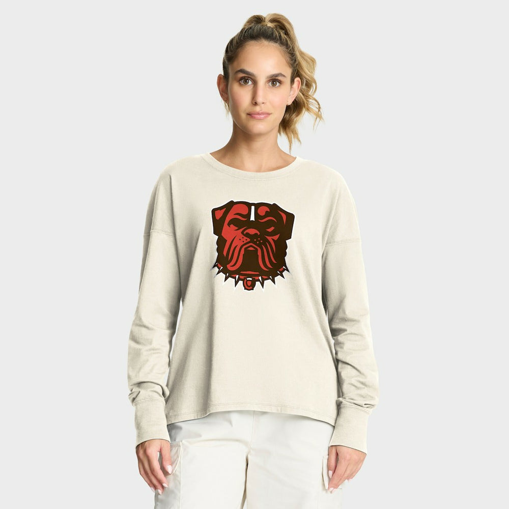 Cleveland Browns Fanatics Women's Dove Legacy Long Sleeve T-Shirt