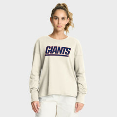 New York Giants Fanatics Women's Dove Legacy Long Sleeve T-Shirt