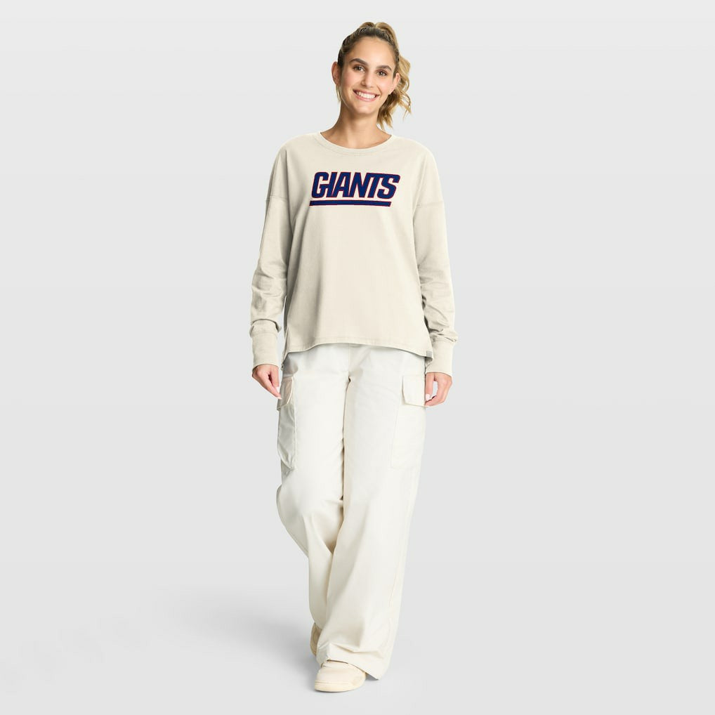 New York Giants Fanatics Women's Dove Legacy Long Sleeve T-Shirt