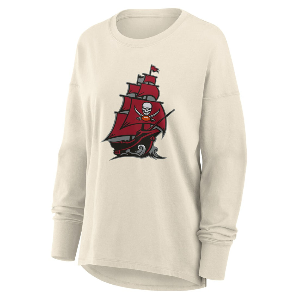 Tampa Bay Buccaneers Fanatics Women's Dove Legacy Long Sleeve T-Shirt
