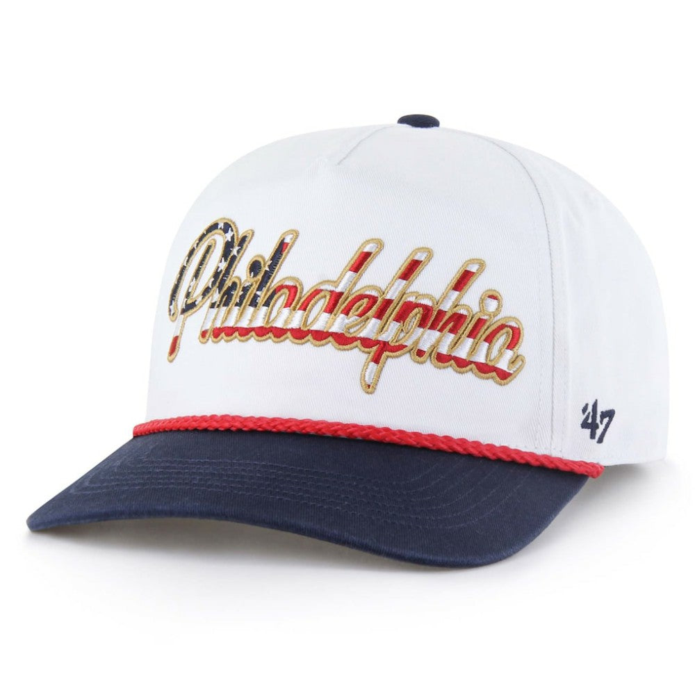 Philadelphia Phillies '47 Patriotic Overhand Hitch Adjustable Hat | MLB For sale