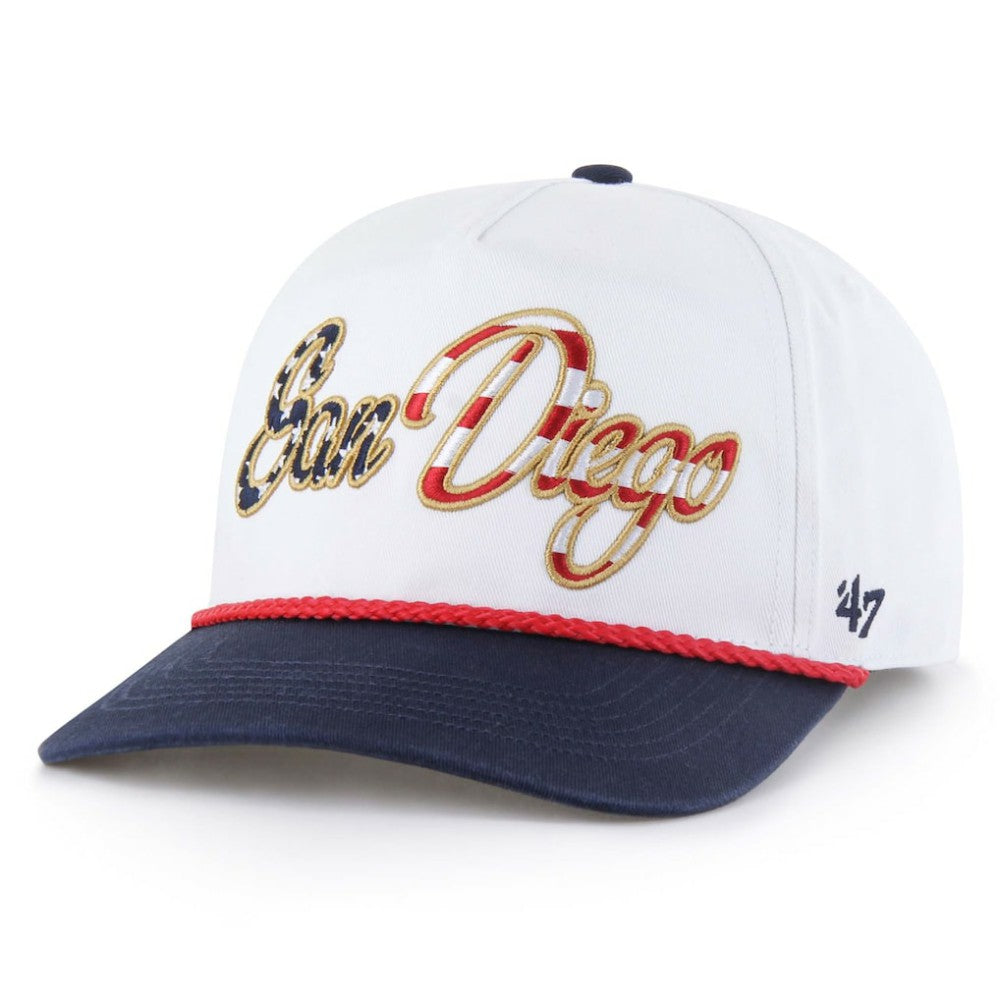 San Diego Padres '47 Patriotic Overhand Hitch Adjustable Hat | MLB Shop