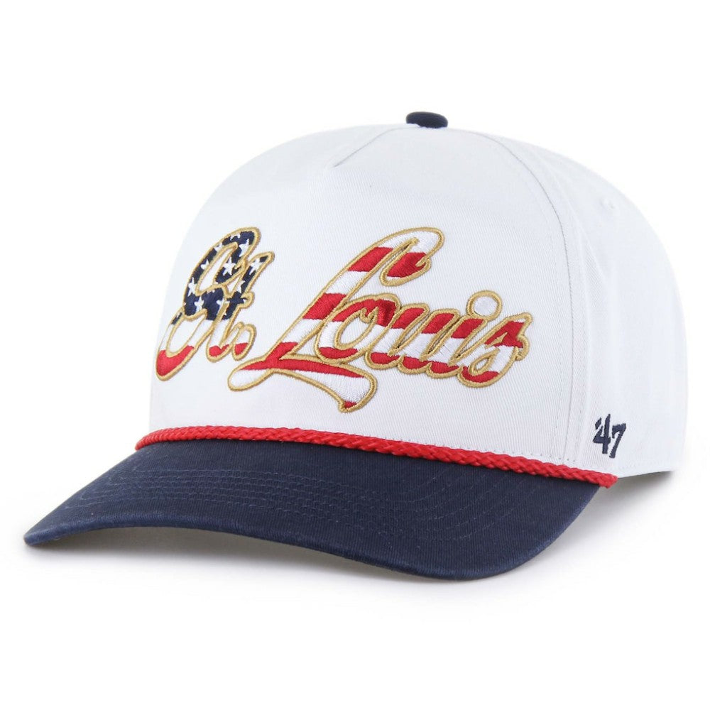 St. Louis Cardinals '47 Patriotic Overhand Hitch Adjustable Hat | MLB Shop