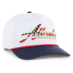 Atlanta Braves '47 Patriotic Overhand Hitch Adjustable Hat | MLB Sale