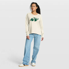 New York Jets Fanatics Women's Dove Legacy Long Sleeve T-Shirt