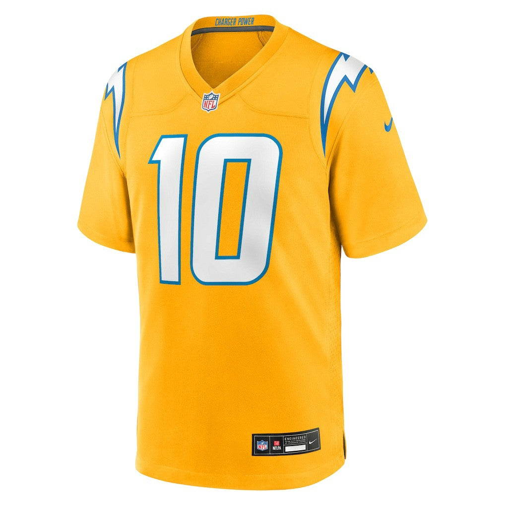 Los Angeles Chargers Nike Justin Herbert  Alternate Charger Power Game Player Jersey