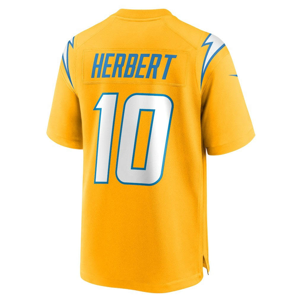 Los Angeles Chargers Nike Justin Herbert  Alternate Charger Power Game Player Jersey