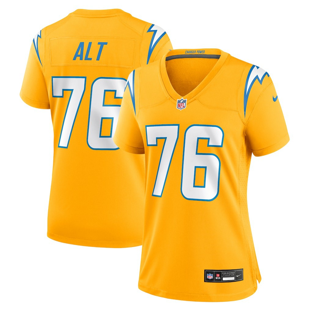 Los Angeles Chargers Nike Joe Alt  Women's Alternate Charger Power Game Jersey