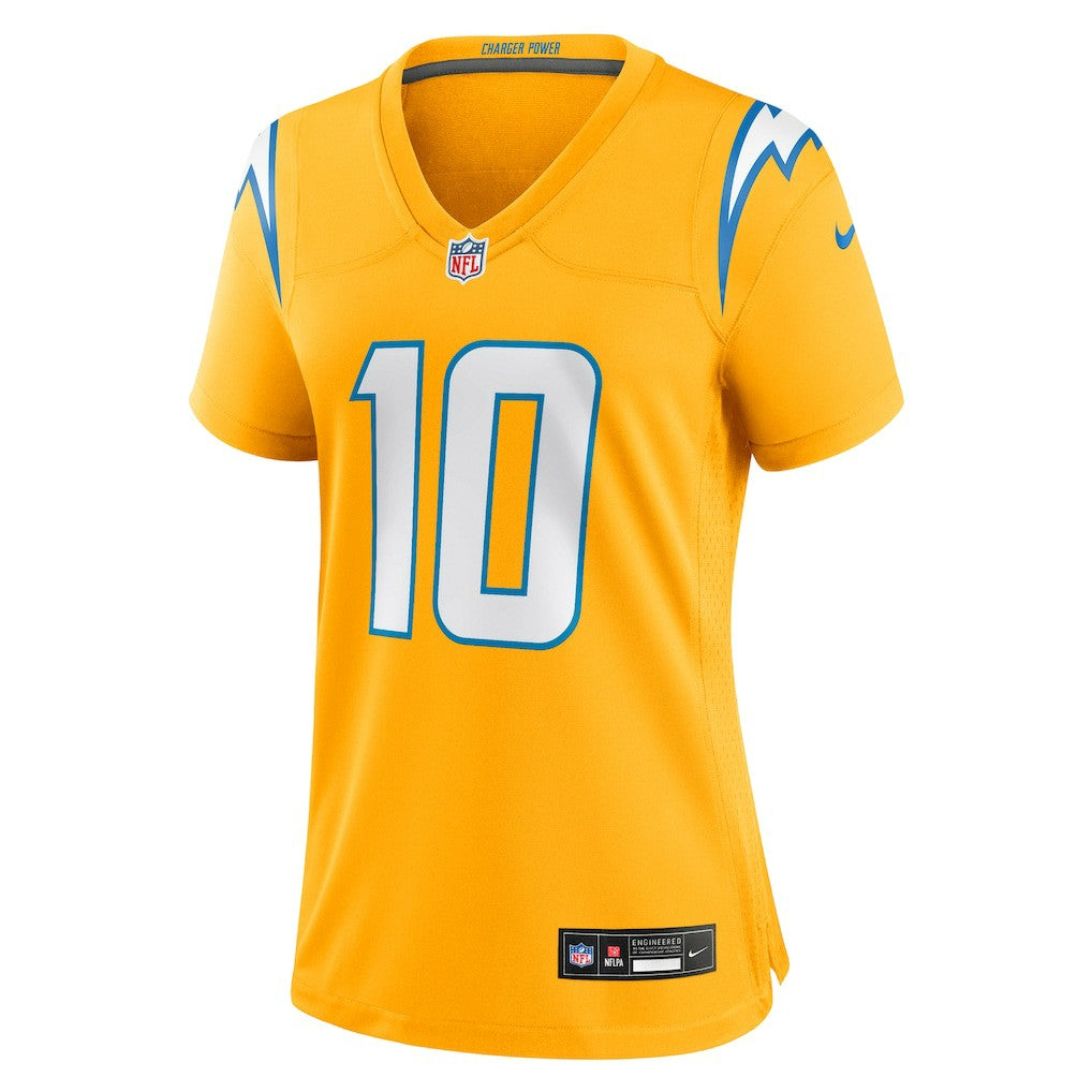 Los Angeles Chargers Nike Justin Herbert  Women's Alternate Charger Power Game Jersey