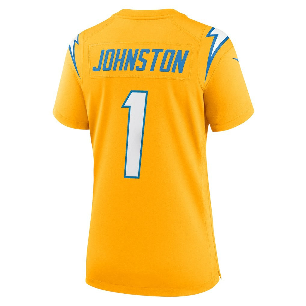 Los Angeles Chargers Nike Quentin Johnston  Women's Alternate Charger Power Game Jersey