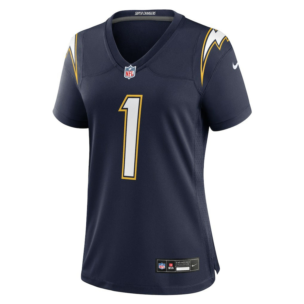 Los Angeles Chargers Nike Quentin Johnston  Women's Alternate Super Chargers Game Jersey