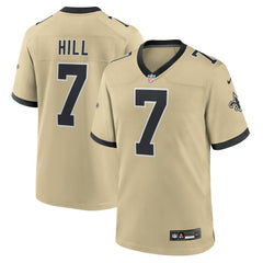 New Orleans Saints Nike Taysom Hill  Gameday Golds Alternate Game Player Jersey