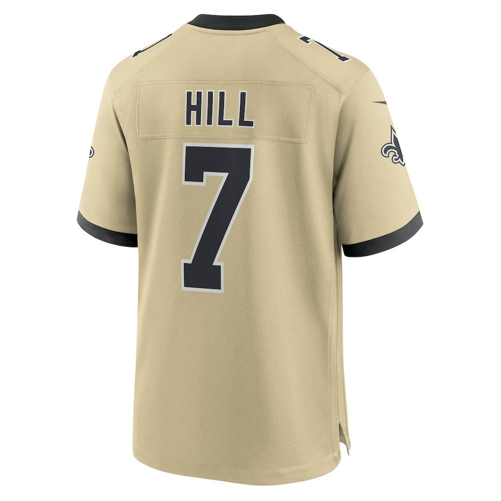 New Orleans Saints Nike Taysom Hill  Gameday Golds Alternate Game Player Jersey