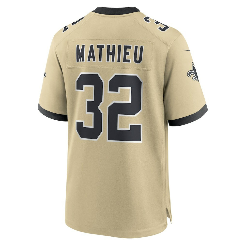 New Orleans Saints Nike Tyrann Mathieu  Gameday Golds Alternate Game Player Jersey