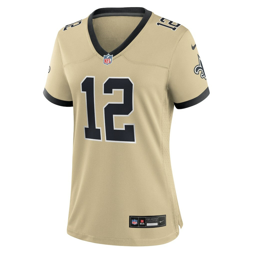 New Orleans Saints Nike Chris Olave  Women's Gameday Golds Alternate Game Player Jersey