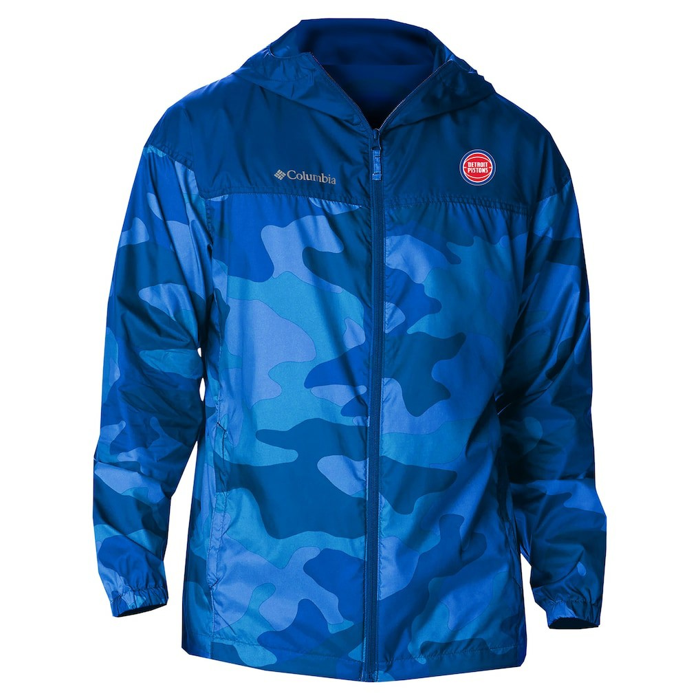 Detroit Pistons Camo Flash Challenger Windbreaker Full-Zip Jacket sale Discount