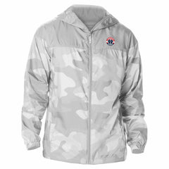 Washington Wizards Camo Flash Challenger Windbreaker Full-Zip Jacket New