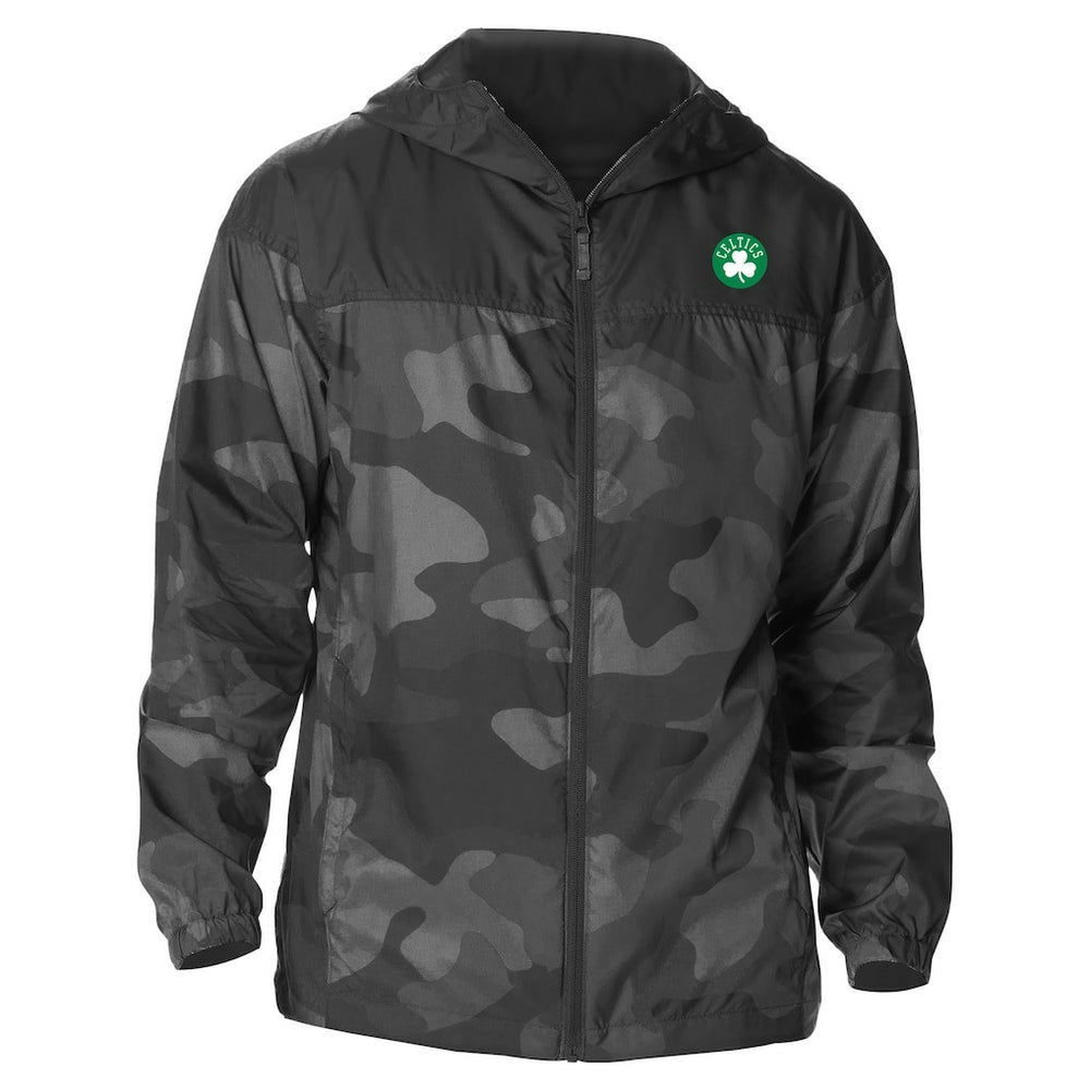 Boston Celtics Camo Flash Challenger Windbreaker Full-Zip Jacket Outlet