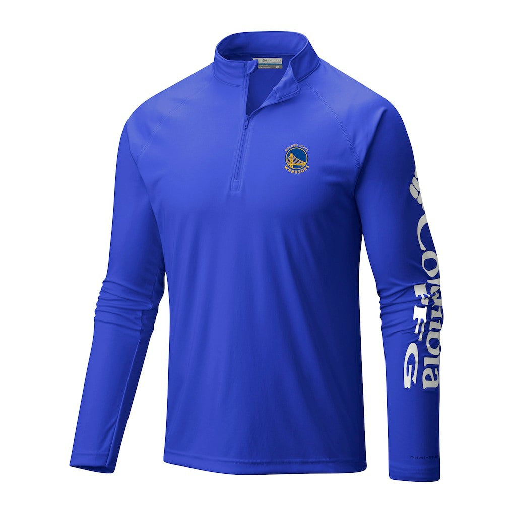 Golden State Warriors Terminal Tackle Raglan Omni-Shade Quarter-Zip Jacket sale For Sale