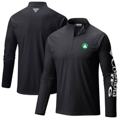 Boston Celtics Terminal Tackle Raglan Omni-Shade Quarter-Zip Jacket Outlet