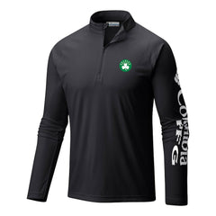 Boston Celtics Terminal Tackle Raglan Omni-Shade Quarter-Zip Jacket Outlet