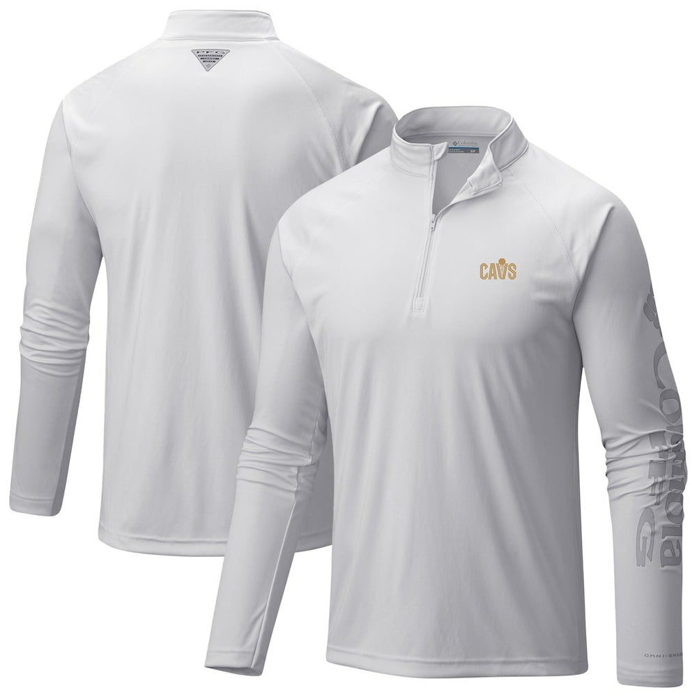 Cleveland Cavaliers Terminal Tackle Raglan Omni-Shade Quarter-Zip Jacket sale For Sale