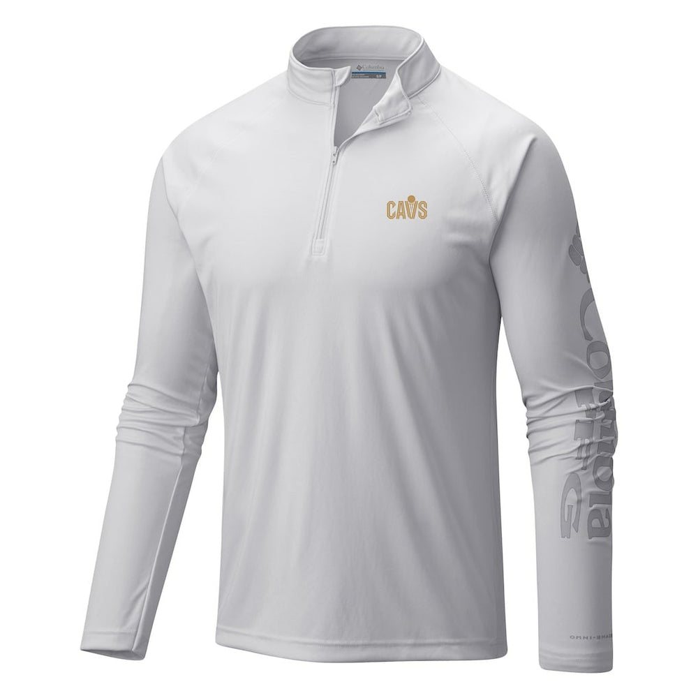 Cleveland Cavaliers Terminal Tackle Raglan Omni-Shade Quarter-Zip Jacket sale For Sale