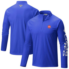 Detroit Pistons Terminal Tackle Raglan Omni-Shade Quarter-Zip Jacket sale Discount