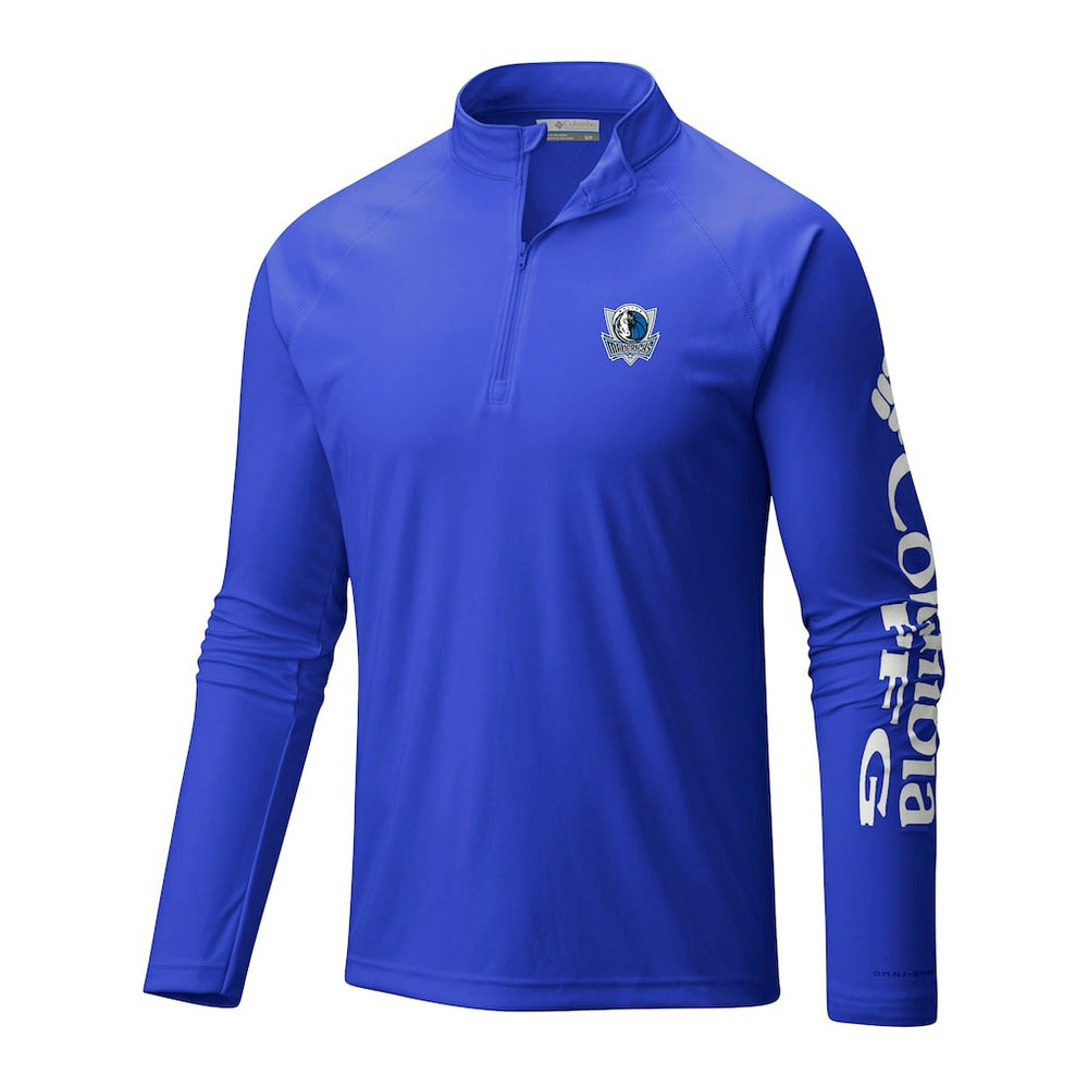Dallas Mavericks Terminal Tackle Raglan Omni-Shade Quarter-Zip Jacket sale On Sale