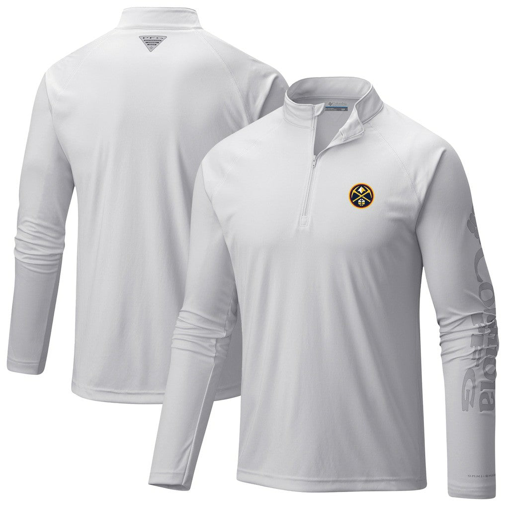 Denver Nuggets Terminal Tackle Raglan Omni-Shade Quarter-Zip Jacket sale Discount