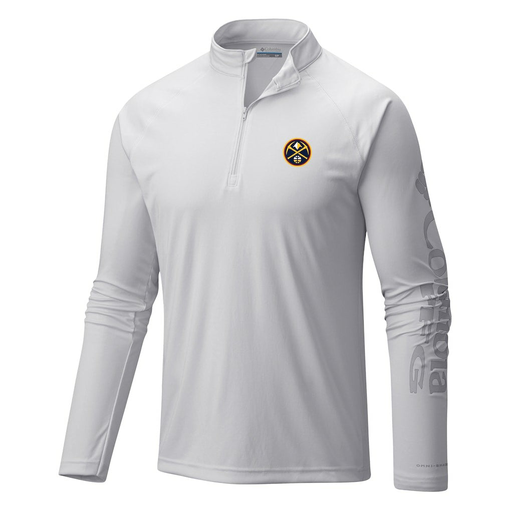 Denver Nuggets Terminal Tackle Raglan Omni-Shade Quarter-Zip Jacket sale Discount