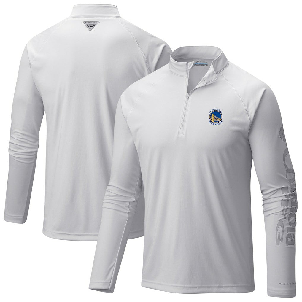 Golden State Warriors Terminal Tackle Raglan Omni-Shade Quarter-Zip Jacket sale Online