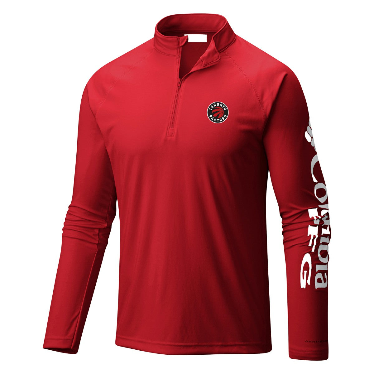Toronto Raptors Terminal Tackle Raglan Omni-Shade Quarter-Zip Jacket On Sale